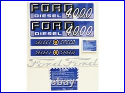 Decal for Ford New Holland 4000 SELECT-O-SPEED Diesel Tractor