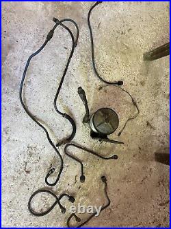 Early 1960s Ford 4000 Diesel Tractor fuel lines And Filter Housing