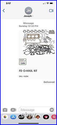 Engine Overhaul Kit For Fordson Dexta Tractors With Perkins 3.144