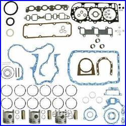 Engine Rebuild Kit Less Bearings. 020 Oversize Pistons 6/69-2/90