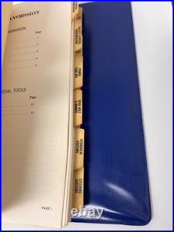 FORD 1960s Tractor Repair Manual model/2000-5000 Diesel & Gas Three Ring Binder