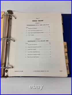 FORD 1960s Tractor Repair Manual model/2000-5000 Diesel & Gas Three Ring Binder