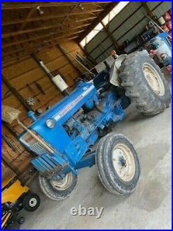 FORD 5000 Farm Tractor with brush hog and blade