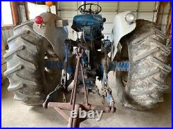 FORD 5000 Farm Tractor with brush hog and blade