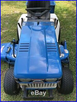 FORD LGT-14D DIESEL LAWN MOWER TRACTOR with UTILITY TRAILER
