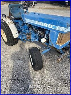 Ford 1110 Diesel Tractor Hydrostatic Transmission Good Running Condition