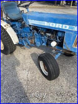 Ford 1110 Diesel Tractor Hydrostatic Transmission Good Running Condition