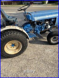 Ford 1110 Diesel Tractor Hydrostatic Transmission Good Running Condition