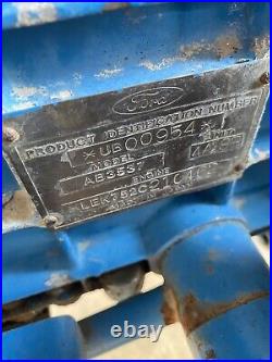 Ford 1110 Diesel Tractor Hydrostatic Transmission Good Running Condition