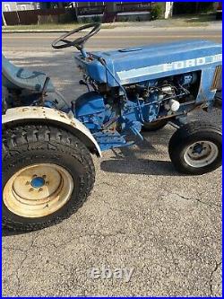 Ford 1110 Diesel Tractor Hydrostatic Transmission Good Running Condition