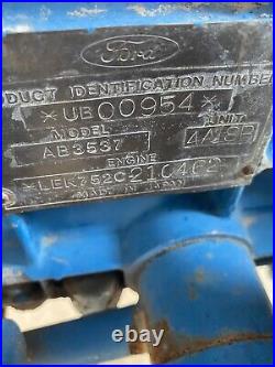 Ford 1110 Diesel Tractor Hydrostatic Transmission Good Running Condition