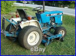 Ford 1215 Diesel Tractor 60 belly mower 3 point pto