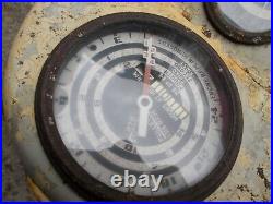 Ford 1811 Industrial Diesel tractor dash panel gauge holder with tachometer