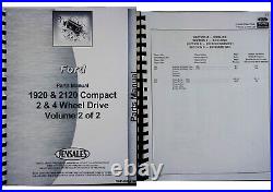 Ford 1920 2120 Tractor Parts Manual Catalog Diesel Compact