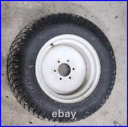 Ford 2120 Tractor 14 Front Rim With Good Turf Tire