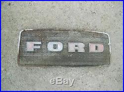 Ford 3000 diesel tractor front nose cone grill hood top grill screen & FORD Logo