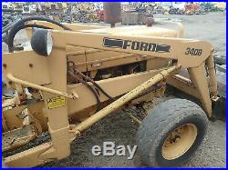 Ford 340B Utility Tractor Loader RUNS GREAT! 340 3 Pt. PTO 6x4 Industrial