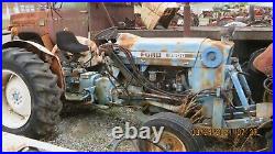Ford 3600 Diesel Tractor With Blade, Trencher & Creeper Gear