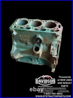 Ford 4000 3 Cyl Diesel Engine Block DONN6015L Good Bare Block Antique Tractor
