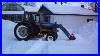 Ford 5000 Diesel Tractor Plowing Snow Ford 772 Full Hydraulic Loader