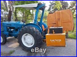 Ford 515 tractor with woods rear ditch mower, diesel, all hdy drive and angle