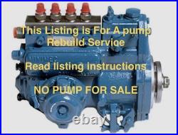 Ford 7600 Fuel Injection Pump Rebuild Service Diesel Injection Pump Repair