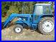 Ford 7700 tractor with loader, cab, Diesel, PTO, heater, air two buckets