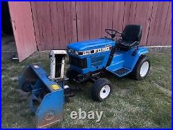 Ford LGT16D With Front snow blower And Front Push Blade 16 HP Diesel Tractor
