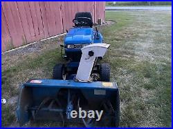 Ford LGT16D With Front snow blower And Front Push Blade 16 HP Diesel Tractor