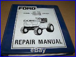 Ford Lgt 14d 16d Diesel Lawn Garden Tractor Service Manual