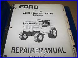 Ford Lgt 14d 16d Diesel Lawn Garden Tractor Service Manual