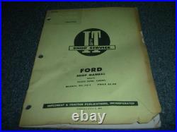 Ford Major Diesel Eiaddn Tractor Shop Service Repair Manual FO-6 xz