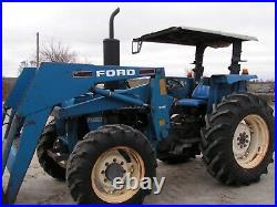 Ford New Holland 4630 Farm Tractor 4x4 65 HP Diesel New Tires 8 Speed & Shuttle
