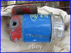 Ford diesel tractor glass fuel bowl rare