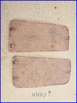 Fordson Major diesel Tractor Grill Screens set of 2 grills nose cone insert part