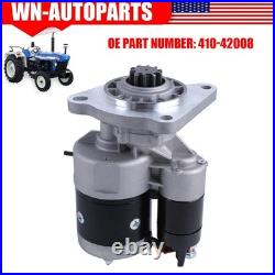 High-Torque Starter for Ford 2000-6000 New Holland Tractor Diesel 10T 410-42008