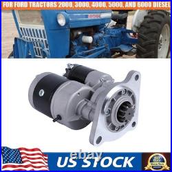 High-Torque Starter for Ford Tractor 2000 3000 4000 5000 6000 Diesel 410-42008