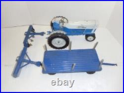 Hubley 1/12 Scale Ford 6000 Diesel Toy Tractor Farm Set