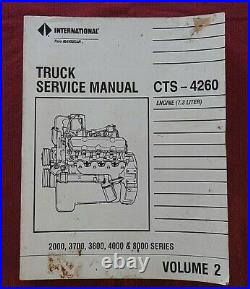 International 2000 3700 3800 4000 8000 Semi Truck 7.3l Diesel Engine Manual Ford