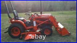 Kubota B1550 HST Tractor 4x4 Mower loader compact, Not John Deere Ford