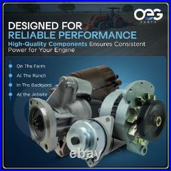 New Starter For Ford Holland Tractor Diesel Skid Steer M50 Two Stage Solenoid