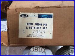 Nos Ford 313879 Diesel Piston, Pin, & Retainer Set