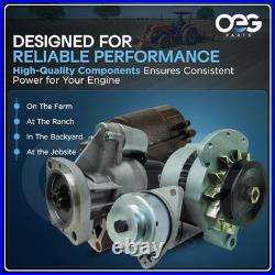 OEG Parts New Starter Compatible with Ford Holland Tractor Diesel Skid Steer