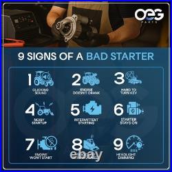 OEG Parts New Starter Compatible with Ford Holland Tractor Diesel Skid Steer