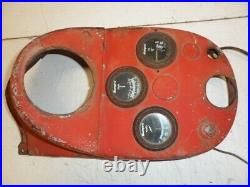 Original Ford Industrial Diesel tractor dash panel gauge holder