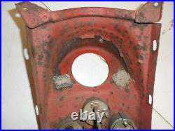 Original Ford Industrial Diesel tractor dash panel gauge holder