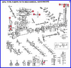 Overhaul Diesel Injection Pump Rebuild Kit Delphi Tractor Cav Oem Lucas