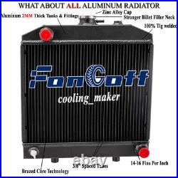 Radiator Fit Ford New Holland Compact 1000 1500 1600 1700 Tractor #SBA310100031
