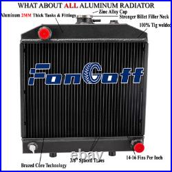 Radiator Fits Ford New Holland Compact 1000 1500 1600 1700 Tractor #SBA310100031