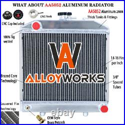 SBA310100031 Aluminum Compact Radiator For Ford New Holland 1000 1500-1700